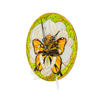 Ceas Cu Magnolie Si Fluture