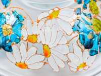 Bol Cu Margarete Si Albastrele