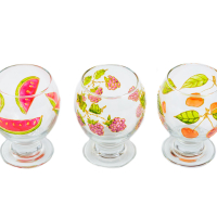 Pahare De Inghetata - Model Cu Fructe