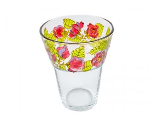 Vaza Cu Trandafiri Visinii