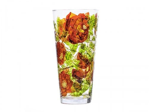 Vaza Cu Trandafiri Agatatori Rosii